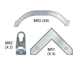 Kit en sachet pour assembler un cadre aliminium 