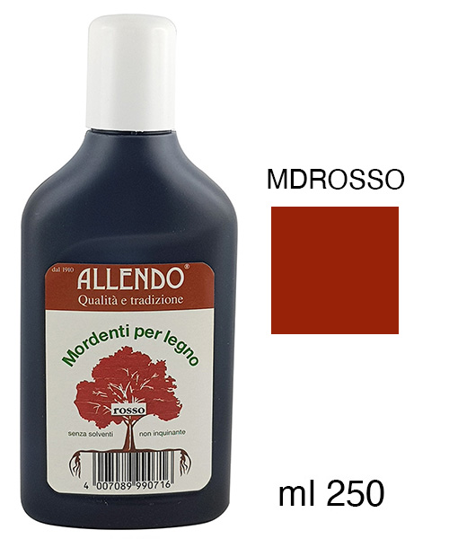 Teintures à bois - Flacon de 250 ml - Rouge - MDROSSO
