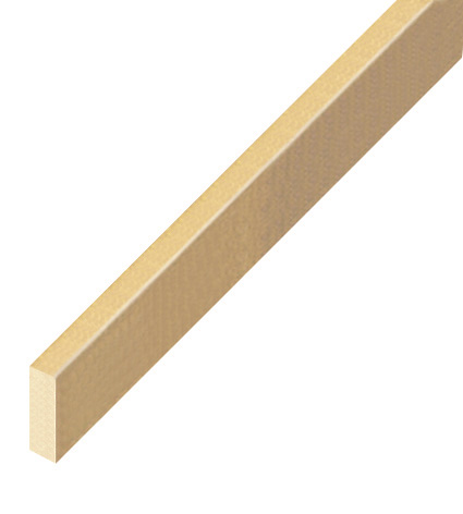 Hausse plastique plate 5x15mm - naturel