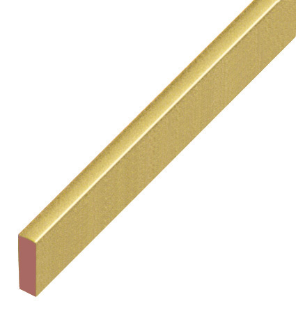 Hausse plastique plate 5x15mm - or - P15ORO