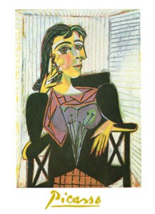 Poster: Picasso: Ritratto di Dora - 24x30 cm
