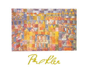 Poster: Klee: On the Way Back - 24x30 cm