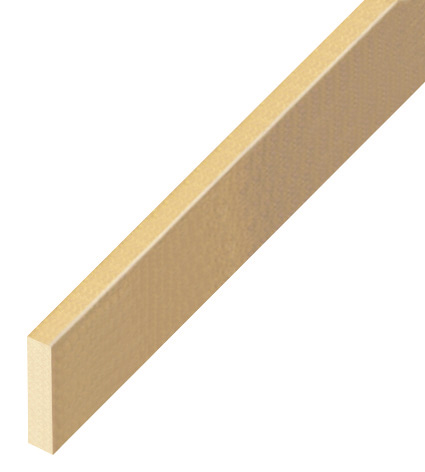 Hausse plastique plate 5x20mm - naturel - P20NAT