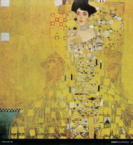 Poster: Klimt: Adele - 68x68 cm