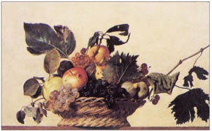 Poster: Caravaggio: Frutta - 90x120 cm