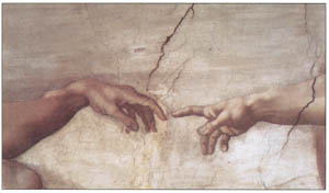 Poster: Michelangelo: Creazione - Détail - 56x80 cm