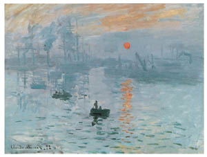 Poster: Monet: Levar del Sole - 60x80 cm