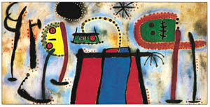 Poster: Mirò: Pittura - 25x50 cm