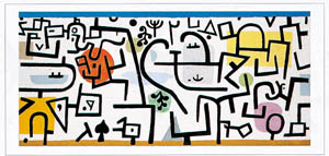 Poster: Klee: Reicher Hafen - 50x100 cm