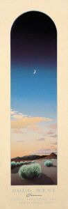 Poster: West: Evening - 30x91 cm