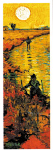 Poster: Van Gogh: Der rote, Arles - 35x100 cm