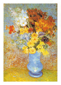 Poster: Van Gogh: Vaso con margherite e anemoni - 60x80