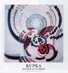 Poster: Kupka: Autour d'un Point - 90x95 cm