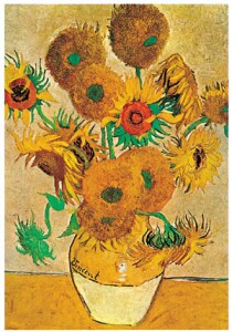 Poster sur chassis: Van Gogh: Girasoli 100x125 cm