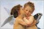 Poster: Bouguereau: First kiss - 60x80 cm