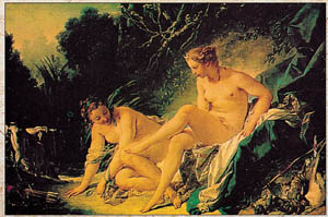 Poster: Boucher: Diana al bagno - 50x70 cm