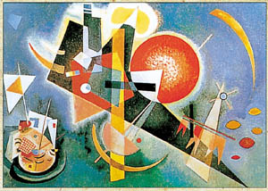 Poster: Kandinsky: Nel blu - 24x30 cm