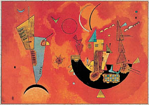 Poster: Kandinsky: Mit und Gegen - 60x80 cm