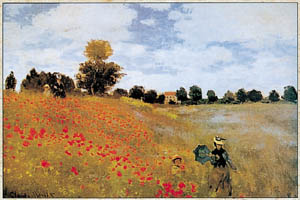 Poster: Monet: Papaveri - 40x50 cm