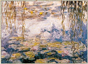 Poster sur chassis: Monet: Ninfee  121x88 cm