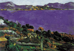 Poster sur chassis: Cezanne: L'Estaque 120x90cm