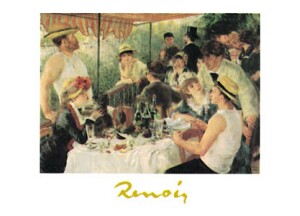 Poster: Renoir: Colazione dei Canottieri - 50x70 cm