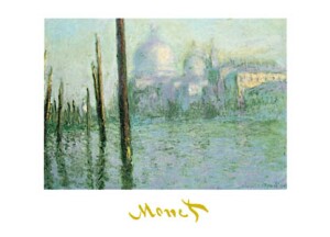 Poster: Monet: Canal Grande - 24x30 cm