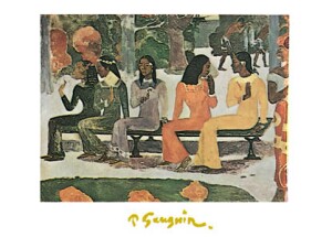 Poster: Gauguin: La Matete - 24x30 cm