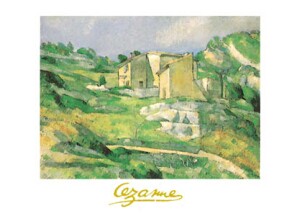 Poster: Cezanne: Case all'Estaque -  24x30 cm