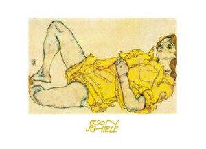 Poster: Schiele: Figura Femminile - 24x30 cm