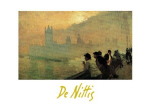 Poster: De Nittis: Westminster - 24x30 cm