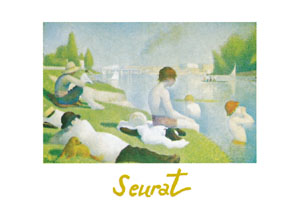 Poster: Seurat: Les Baigneurs - 40x50 cm