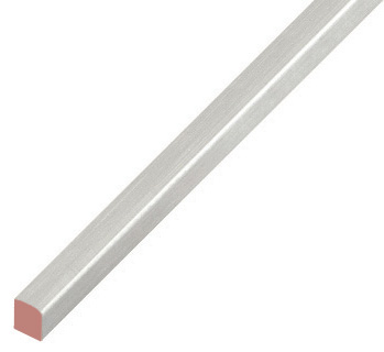 Hausse plastique 5x5mm - argent