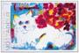 Poster: Mottadelli: Reclining Cat - 91x61 cm