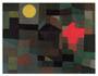 Poster: Klee: Incendio sotto la Luna - 60x80 cm
