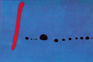 Poster: Mirò: Blu - 60x80 cm