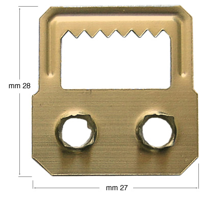 Attaches laitonnées 2 trous pour SH200 - 7500p