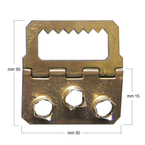 Attaches laitonnées 3 trous pour SH200 - 5000p