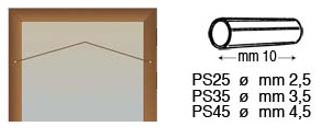 Ferrules en laiton - diam. 3,5 mm - Par 200