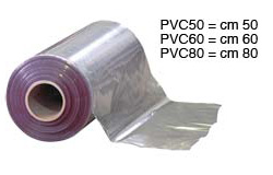 Pellicule termo-rétractable en PVC 80 cm - ép. 20 mic.