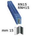 Agrafes compatibles pour Cassese 15mm, 280 agr. (1 chargeur)