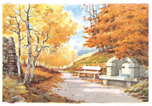 Gravure: Crippa: Automne - 25x35 cm