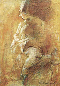 Gravure: Carcupino: Maternità - 50x70 cm