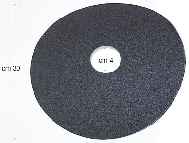 Pack de 5 disques de papier verre grain fin pour W410