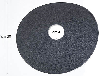 Pack de 5 disques de papier verre grain moyen pour W410