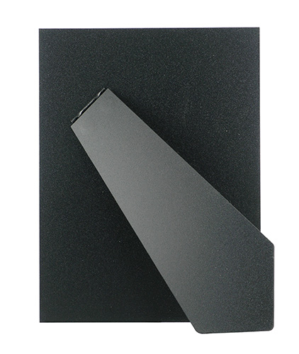 Dos rectangulaires noirs 20x25 cm