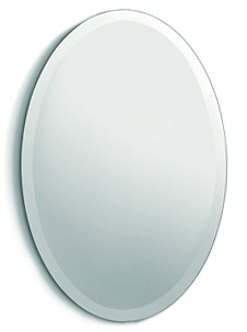 Miroirs biseautés ovals 30x40 cm