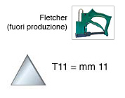 Triangles 11 mm - Par 2.700 pcs.