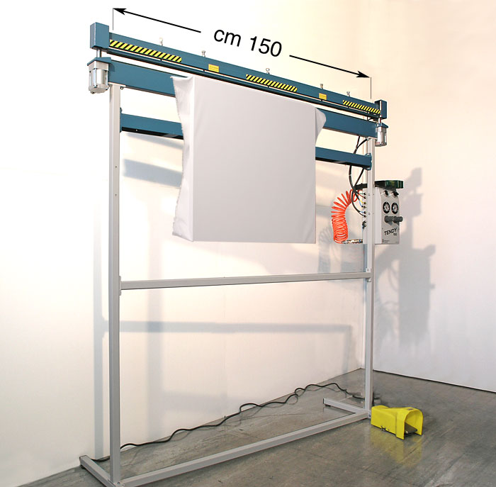 Machine pour tendre la toile Tendy - Taille max de la toile cm 50x150