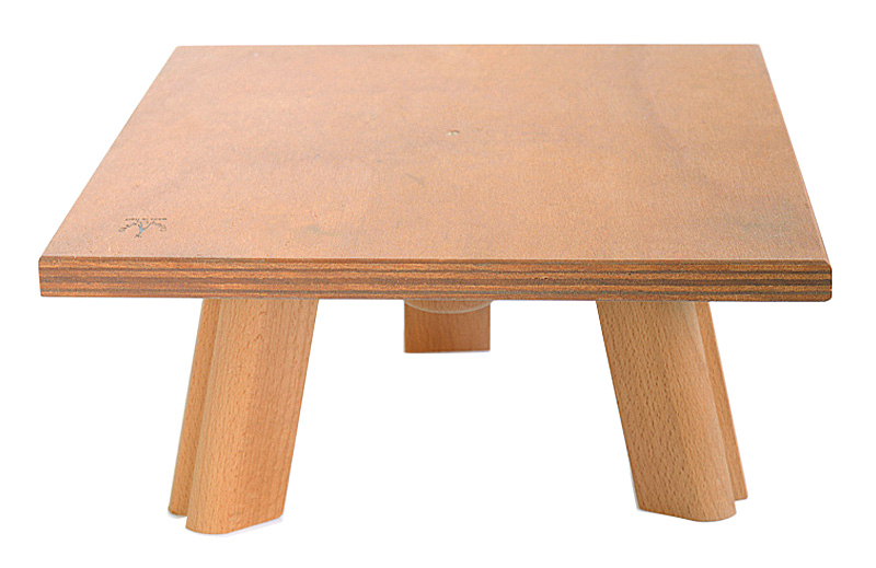 Tournette de table avec plateau en bois pivotant